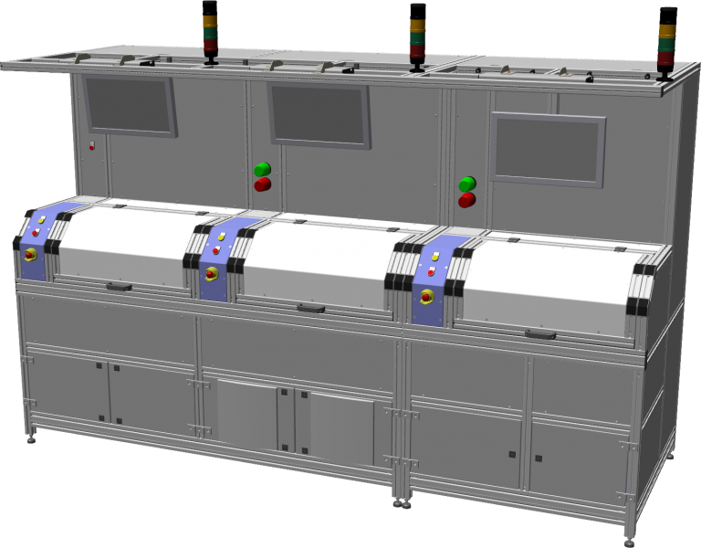 automated: semi-automated end-of-line test bench of a variant of high-voltage heaters (2018-2019)