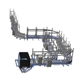 food industry: Renewal of conveyor belts for packaging cheese loaves in a salt bath (2018-2019)